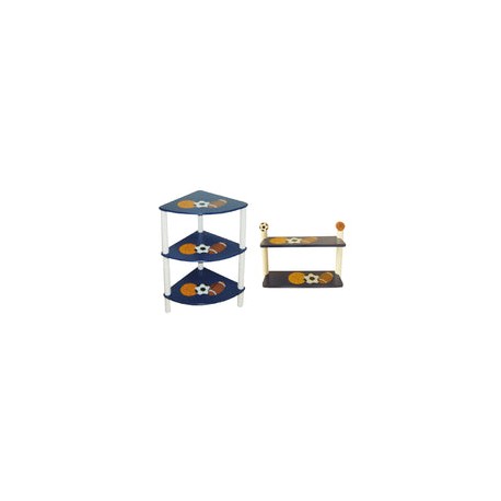 Set de juguetero y repisa Sport