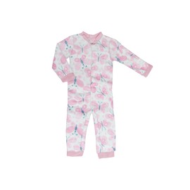 Pijamita ultrasuave de microfibra para bebé (mameluco) Mariposas