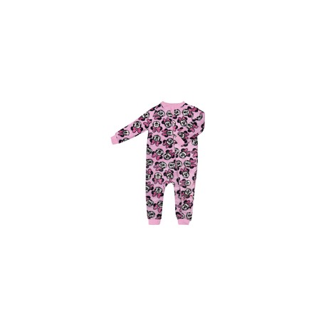 Pijamita ultrasuave de microfibra para bebé (mameluco) Pink Minnie