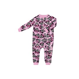 Pijamita ultrasuave de microfibra para bebé (mameluco) Pink Minnie