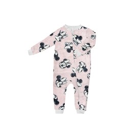 Pijamita ultrasuave de microfibra para bebé (mameluco) Minnie Mouse