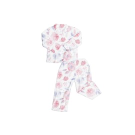 Pijama ultrasuave de microfibra para niña (2 piezas) Floral