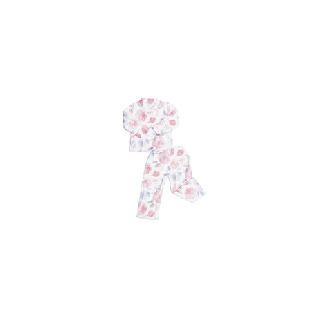 Pijama ultrasuave de microfibra para niña (2 piezas) Floral