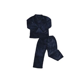 Pijama ultrasuave de microfibra unisex (2 piezas) Azul