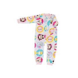 Pijamita ultrasuave de microfibra para bebé (mameluco) Baby Safari