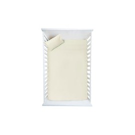 Juego de sábanas para cuna ultrasoft microfibra 3 piezas Beige